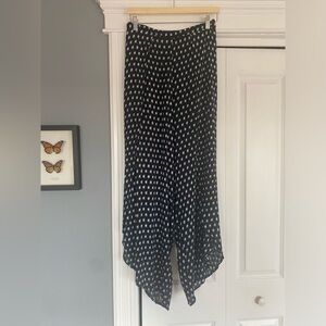 Bonanza High Rise Navy Flowy Pants